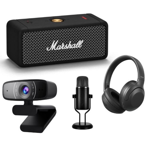 Loa, Tai Nghe, Mic, Webcam